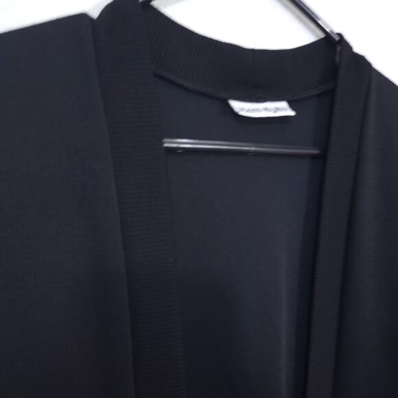 Item Eyes Cardigan Women Size Medium Black Sweater Open Front - Picture 5 of 10